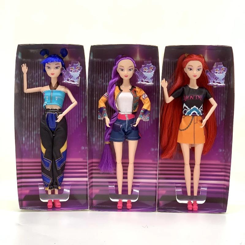 NEW Anime KPop Demon Hunters Doll Action Figure Toy Derpys Tiger Rumi Mira Zoey Sussy Figurine Doll For Fans Christmas Gifts