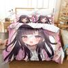 Luxury New 3D Print Anime Danganronpa Bedding Set,Duvet Cover Bed Set Quilt Cover Pillowcase,King Queen Twin Size Girls Adults