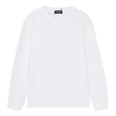BUCKAROO Wafel Standaard Pasvorm Lange Mouw T-shirt Wit