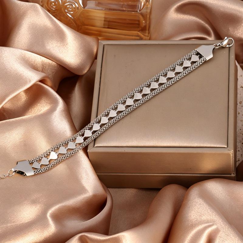 18K Gold Plated Titanium Steel Bracelet - Colorfast, Stylish, and Versatile Stainless Steel Jewelry