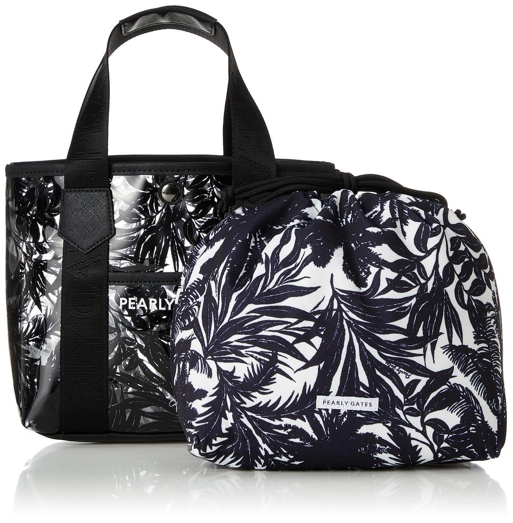 Unisex Cart Bag Jemný botanický vzor Průhledná Cart BAG FR [Pearly Gates] / 053-3281603 121_Námořnická modrá