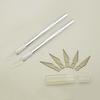 1 Set Metal Handle Scalpel Knife +5PCS Blades Wood Paper Cutter Craft Pen Knives DIY Craft Cutter