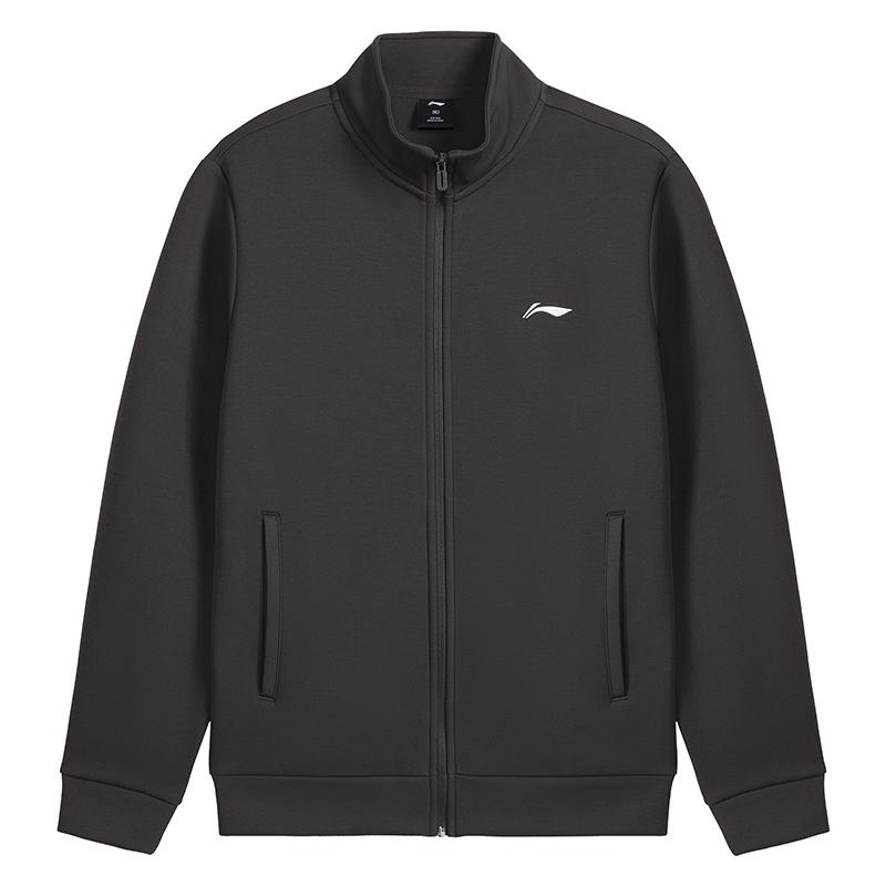 LI-NING Unisex 2025AW Badminton Series Fleece Zip-Up Hooded Sweatshirt Black AWDVG69-3 S