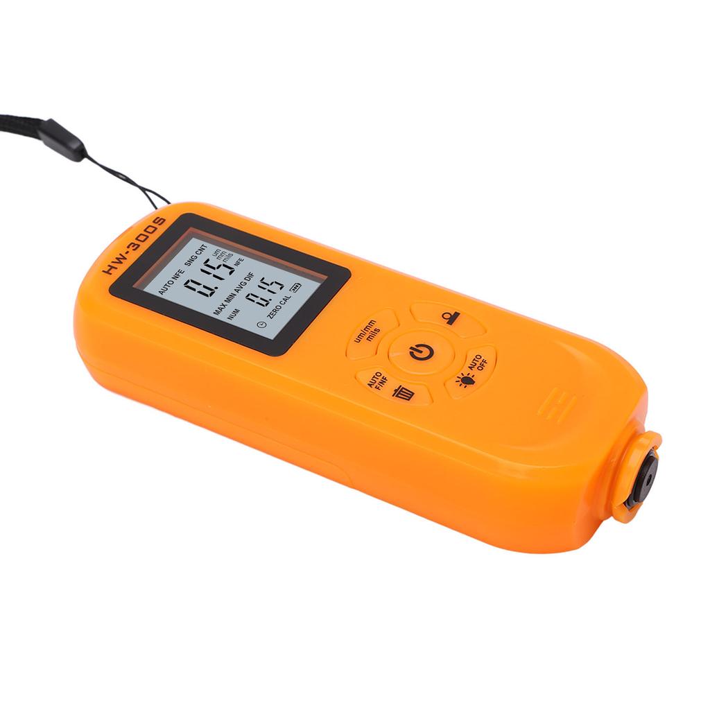 Paint Thickness Gauge Coating Depth Meter Tester Digital Display 3 Units for Machine