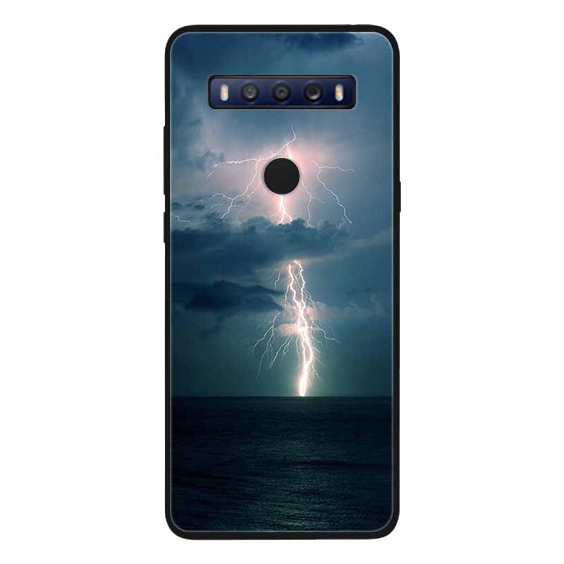 Para TCL 10 SE Funda Suave de Silicona Fresca y Moderna Para TCL 10SE T766U T766H Tapa Trasera TCL10SE TPU Protectora para Teléfono Fundas