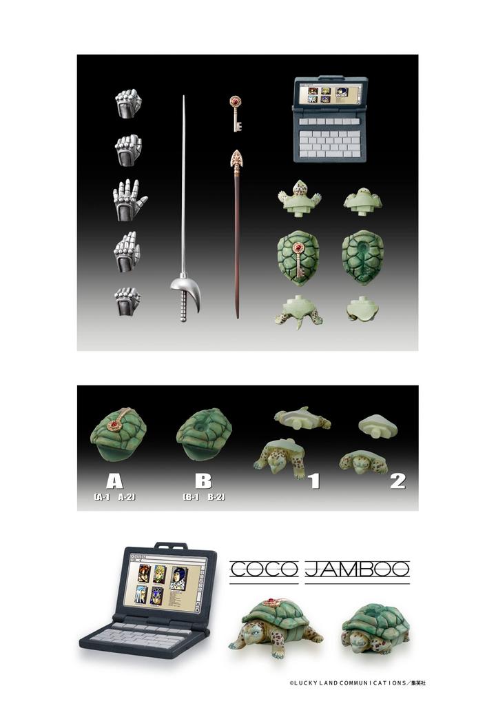 Super figurka Bizarre Adventure Part 160mm malovaná pohyblivá figurka ME21529 "JoJo's 5" "SC" cca. PVC&ABS&nylon