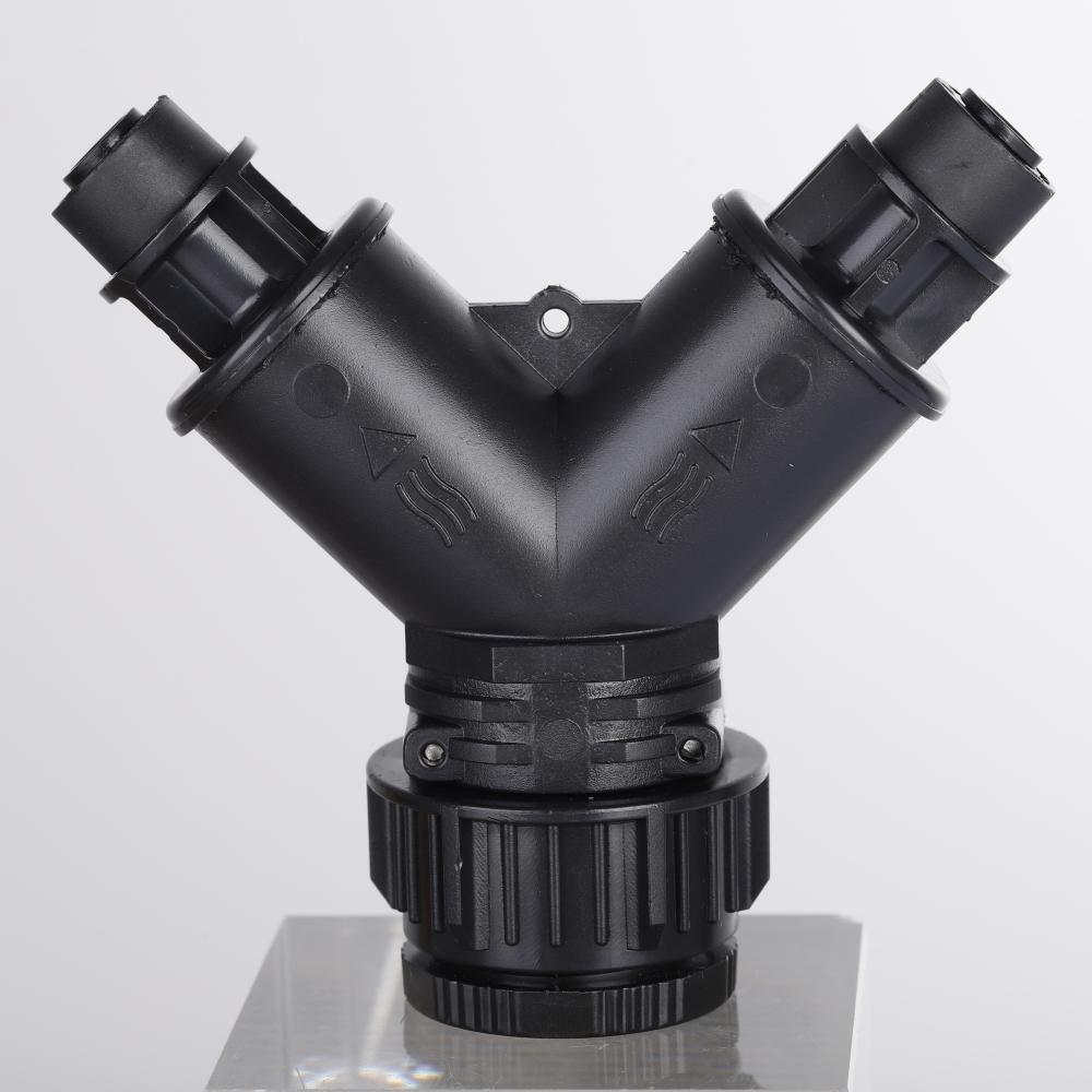 6mm Quick Connection Y-Type Automatic Water Distributor 1/2" 3/4" Thread Tap Adapter for 1/4" Pipe Garden Lawn Micro Irrigation