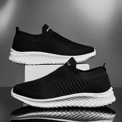 35-46Unisex Ultralätt EVA-sula Flygvävd yta Par Mode Sport- och Fritidsskor