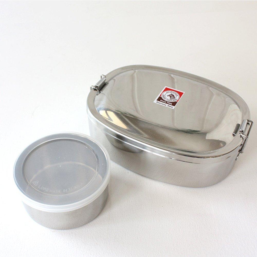 ZEBRA Stainless Steel Lunch Box Oval 16cm with Storage