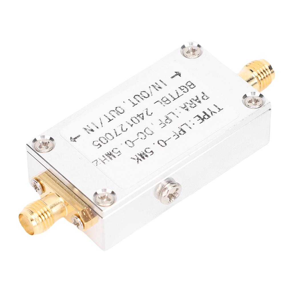 Low Pass Filter 0.5MK 500K SMA Interface 0.5MHZ Aluminium Alloy Compact Radio Low Pass Filter