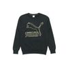 Puma CLASSICS Sweatshirts Men's Black Crew Neck Moderate Regular 595892-56