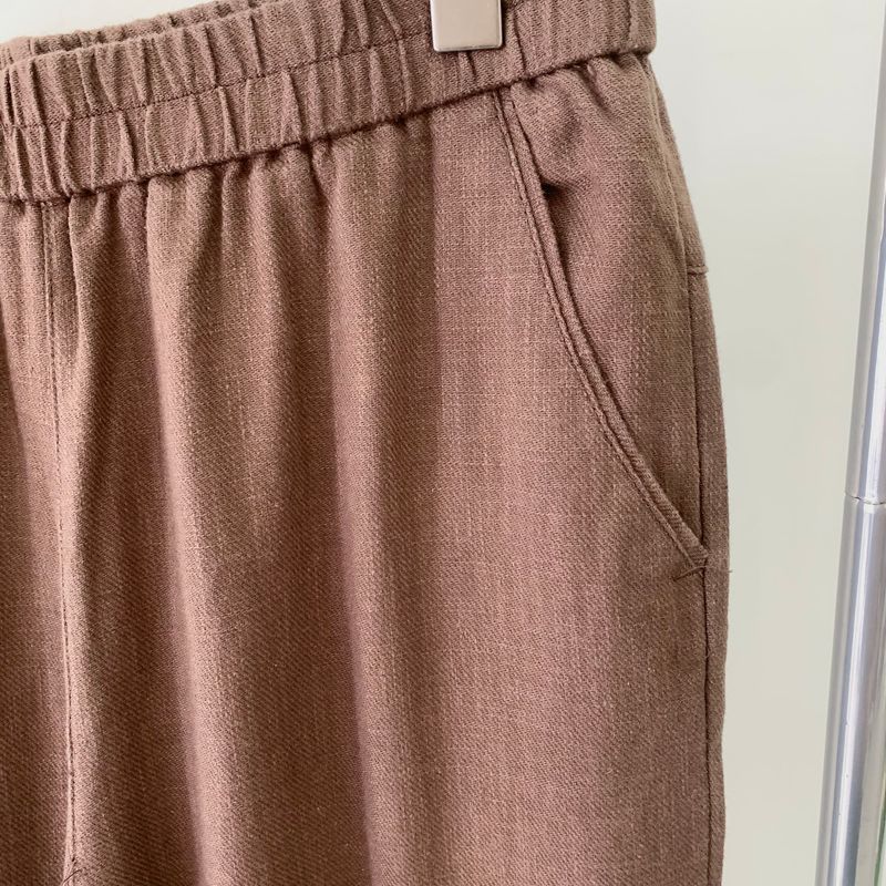 100% Ramie Casual Pants Women's Pants New Arrival Spring & Fall Baggy Pants Loose Slim Looking Summer Women's Pants Cotton Linen Pants