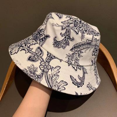 Sunshade Hat, Versatile for Spring and Summer Couples Summer Fisherman Hat Sunshade Print Fashionable Casual Basin Hat