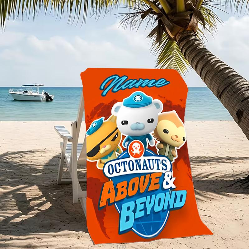 Customizable Personalized Beach Towels Octonauts Themed designs.Suitable for the Beach, Yoga, Sports;ideal As Beach Accessories