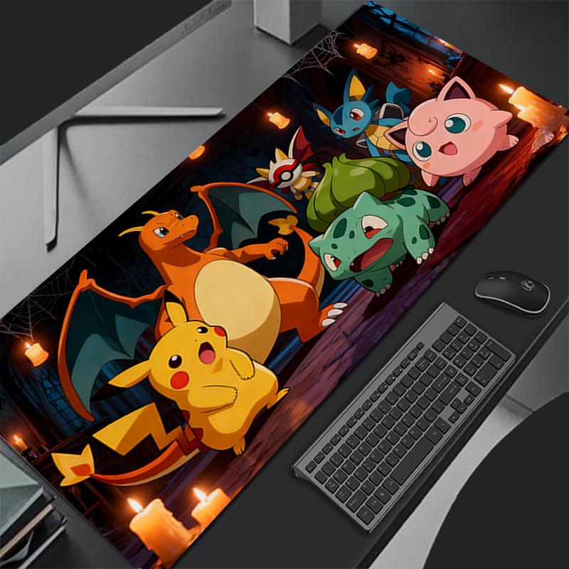 Anime Pokemon Pikachu Mouse Pad Game Rubber Mini Pc Keyboard Laptop Computer Speed Desk Mat Gaming Acessories Mousepad Rug