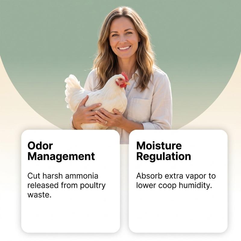 EELJOY Backyard Chicken Dust Bath Powder, Poultry Care Supply with Resealable Bag for Routine Plume Cleaning Support Use