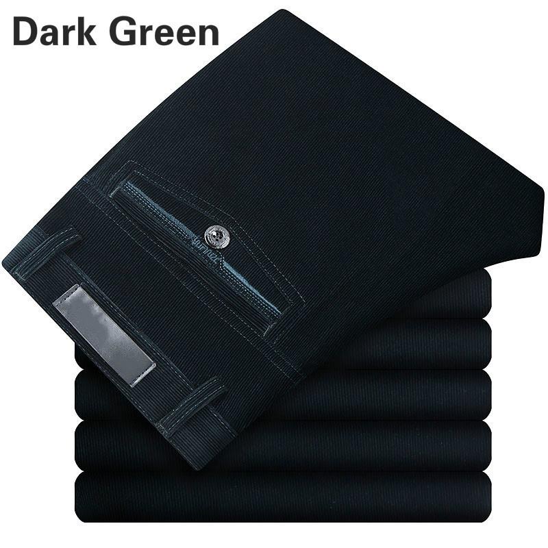 Pantaloni Bărbați Pantaloni din cordon din velur Pantaloni drepți elastici casual, largi, talie înaltă, vintage retro