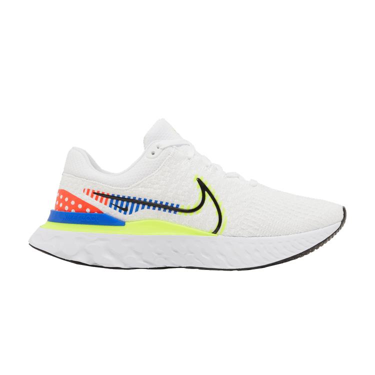 Nike React Infinity Run Flyknit 3 Premium White Racer Blue Volt 41