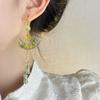 Tassel Chinese Style Earrings Hook Piercing Exaggerated Long Earrings  Hipster