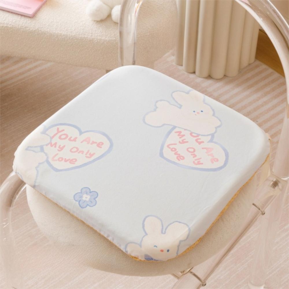 Summer 4cm Thick Memory Foam Cushion Anti-slip Ultra Soft Chair Cushion Removable Washable Seat Cushion for Home Office