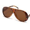 Trendy PC Sunglasses Retro Lens UV380 Protection Goggles Vintage Blue Light Blocking Sun Glasses Daily Wear