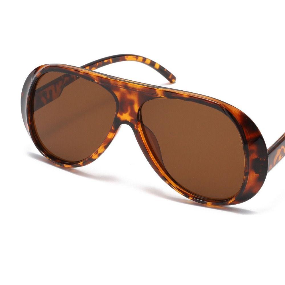 Trendy PC Sunglasses Retro Lens UV380 Protection Goggles Vintage Blue Light Blocking Sun Glasses Daily Wear