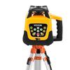 Rotary Laser Level Kit, with Tripod+Staff Gauge, Green Beam 500m Range Slope Adjustable 360-Degree Spinning, Flexible Scanning Angle, Accurate with