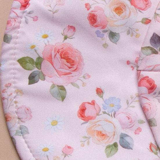 Pet Sun Hat Breathable Floral Print Wide Brim Hat with Ear Holes Adjustable Drawstring Sun UV Protection Small Dogs Cats Decorative Hat