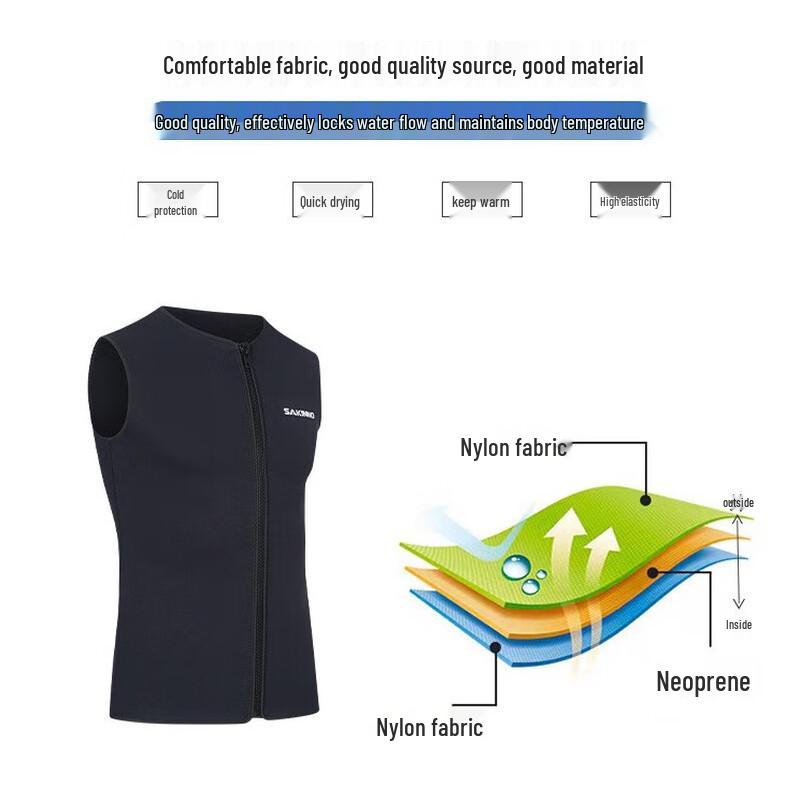 Alliance Messenger Men s 3MM Sleeveless Diving Vest