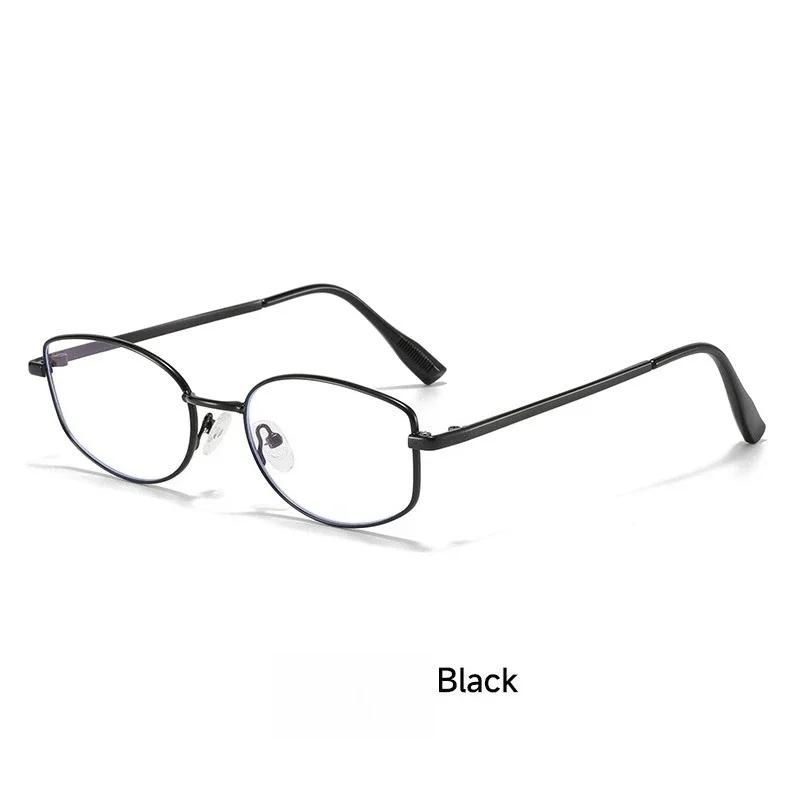 New Fashion Hd Metal Frame Artistic Women'S Flat Light Glasses Ultra Light Neutral High Quality Luxury Anti Blue Light Glasses