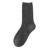 Women's Autumn and Winter Fleece and Wool Socks That Are Not Bulky, Mid-calf Socks for Warmth, Long Calf Pile Socks