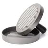 Burger-Fleischpresse Hamburger-Fleischpresse Metallform mit Drücker