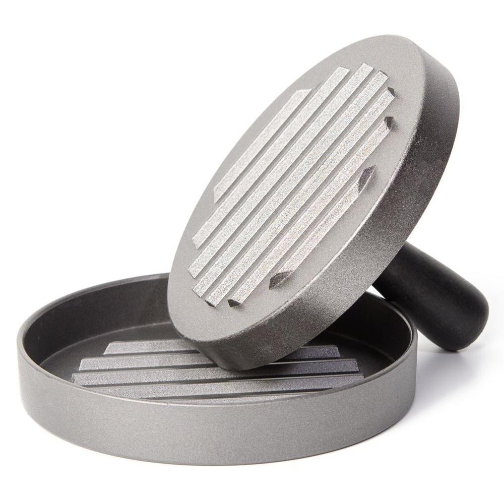 Burger-Fleischpresse Hamburger-Fleischpresse Metallform mit Drücker