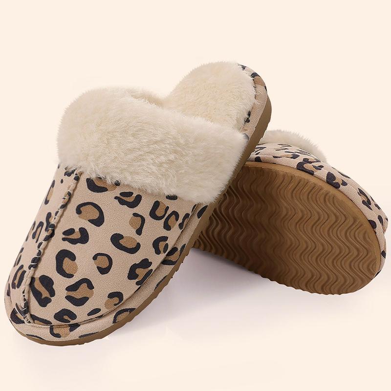 Fashion Crestar Women Fashion Fuzzy Home Slippers Winter Warm Soft Soles Non-slip House Shoes New Memory Foam Bathroom Platform Slipper