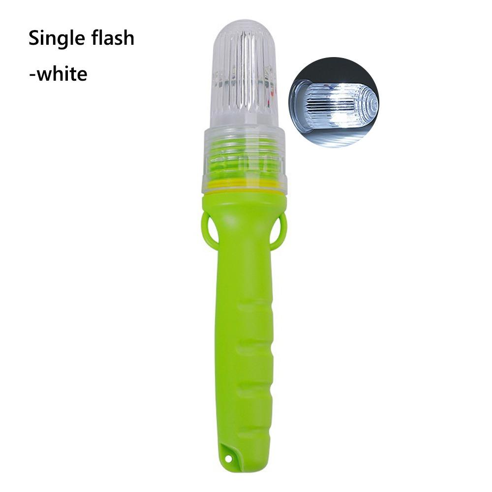 

Double Flash Lamp Buoy Signal Light Floating Marine Navigation Light Outdoor Single flash-white