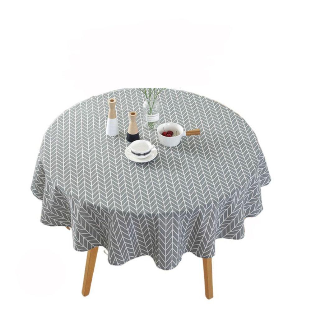 Soft Table Cover Thicker Table Decor Cloth INS Style Round Tablecloth  Table Decorations