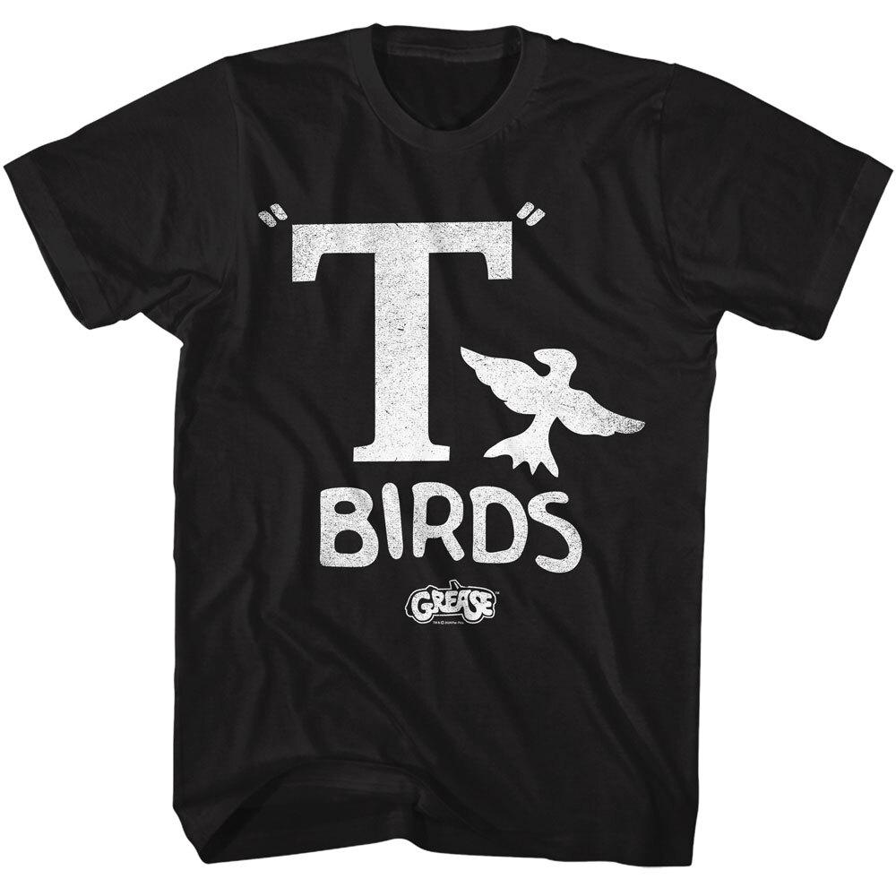 Grease Movie T Birds Group White Name Logo Men T Shirt S