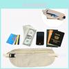 Hidden Security Money Passport Card Ticket Waist Belt Bag Pocket Travel Wallet With Ultrathin Design