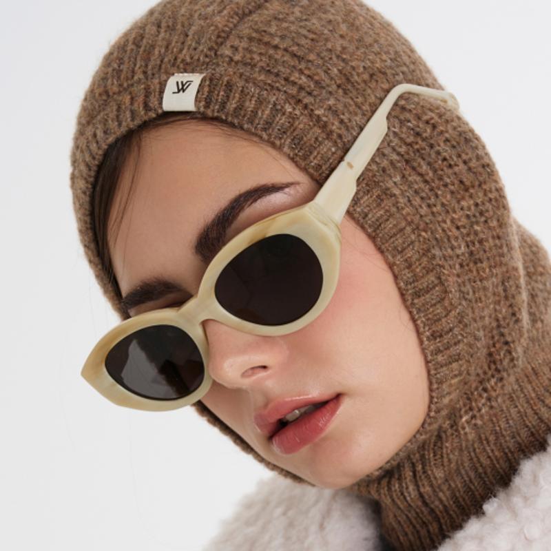 

WHITE SANDS Knit Balaclava Clara (8 colors) GRAY