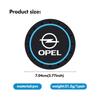 BBGK3 2pcs Car Coaster Water Cup Bottle Mat Silicone Non Slip Pad For Opel Corsa Mokka Astra Cascada Adam Insignia Meriva Vectra