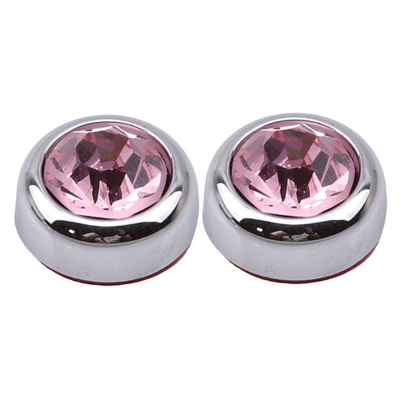 Satın alın 6pcs Crystal Car Styling Air Condition Vent Outlet Ring Cover Sticker Diamond