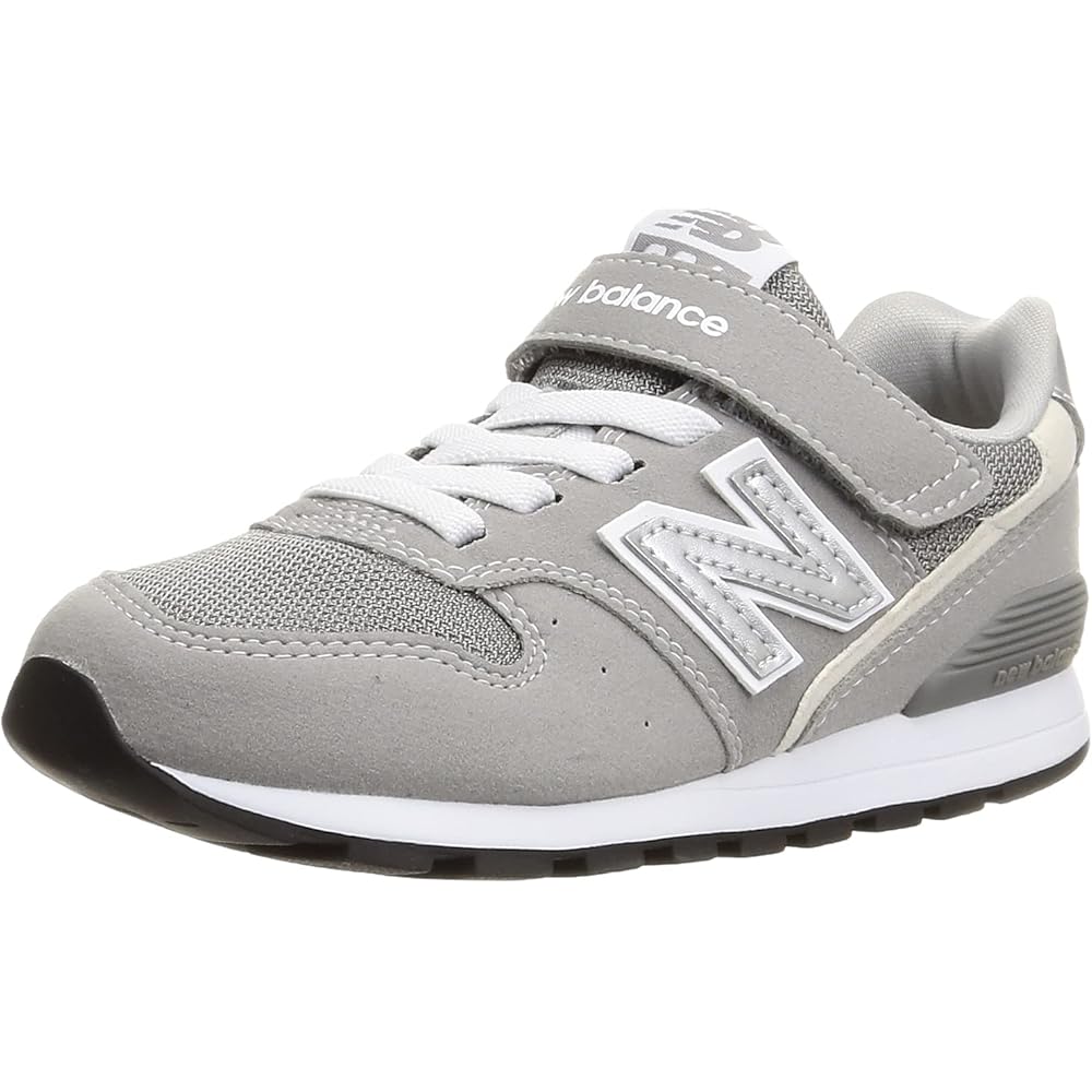 New Balance Kids YV996 Sneakers Rubber Laces Velcro Closure Gray 20.5 cm