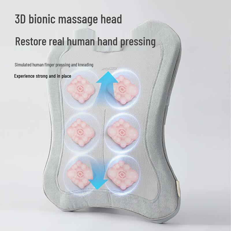 JEOYCOSY R3 Lumbar & Back Massager with Heat Therapy CN Plug (adapter Included)