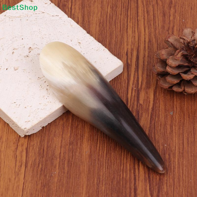 Natural Horn Gua Sha Tool – Full Body Massage Scraping Board for Acupressure & Lymphatic Drainage