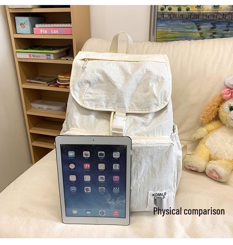 Women's Trendy Japanese Style Multi-Pocket College Backpack - Large Capacity Casual Fashion
