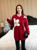 2026 Trendy Festive Red Year of the Horse Family Sweaters: Thickened Parent-Child Wear for New Year - Mother-Son & Mother-Daughter Styles Available