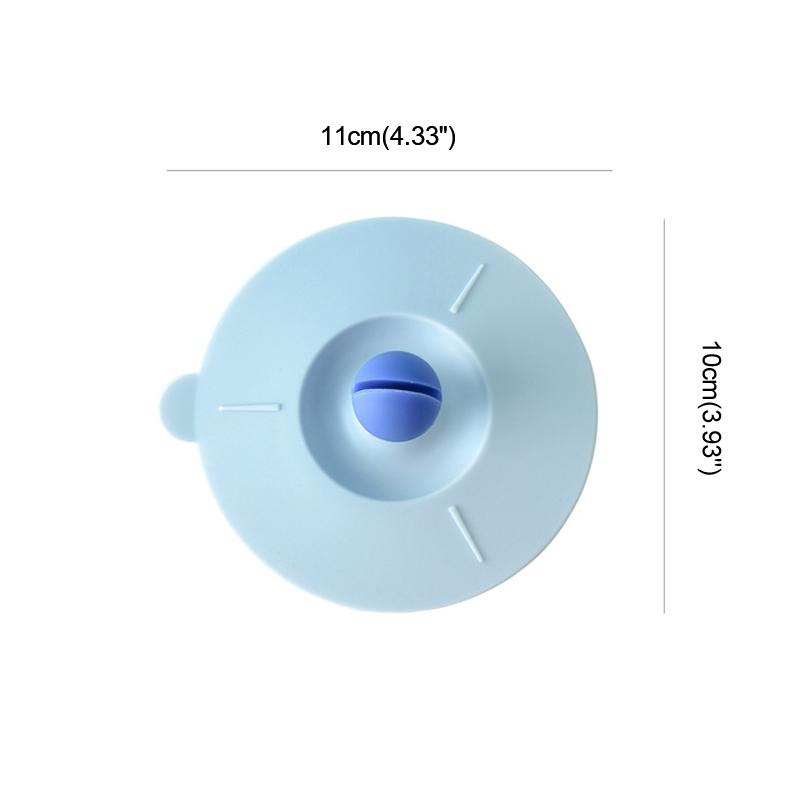 Opakovaně použitelný silikonový kryt šálku Roztomilé těsnění Kryt přísavky Prachotěsný nepropustný čaj