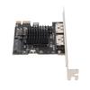 PCIE to Power ESATA Expansion Card 2 Port 6.0Gbps Support Hot Swap Plug and Play PCI Express SATA Card for Desktop