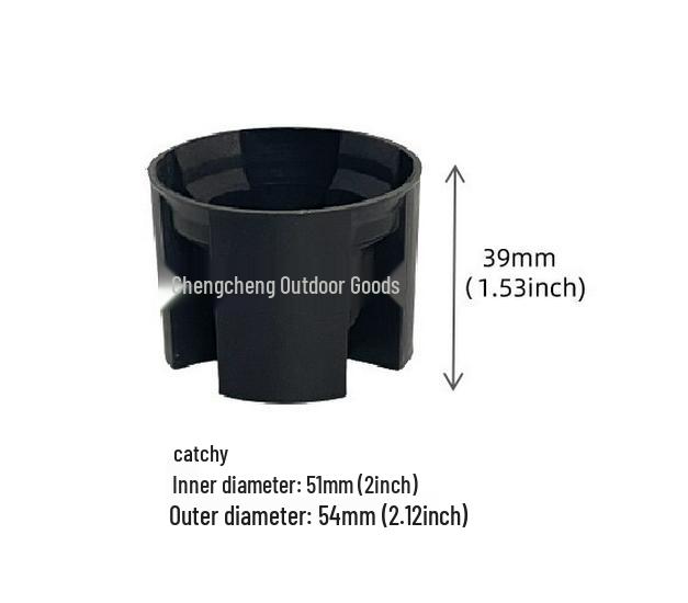 Cement Floor Deck Umbrella Stand Clip Holder - Four-Hole Iron Pipe Base Accessories