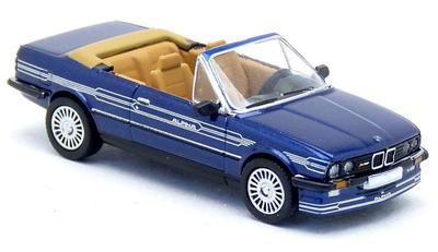 PCX87 BMW Alpina C2 Convertible 1986 Blue Alpina Convertible Diecast Car HO Scale 1/87 2.7